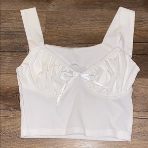 White milkmaid top